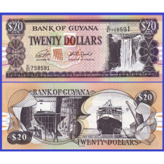 Guyana 2018 - 20 dollars, necirculata