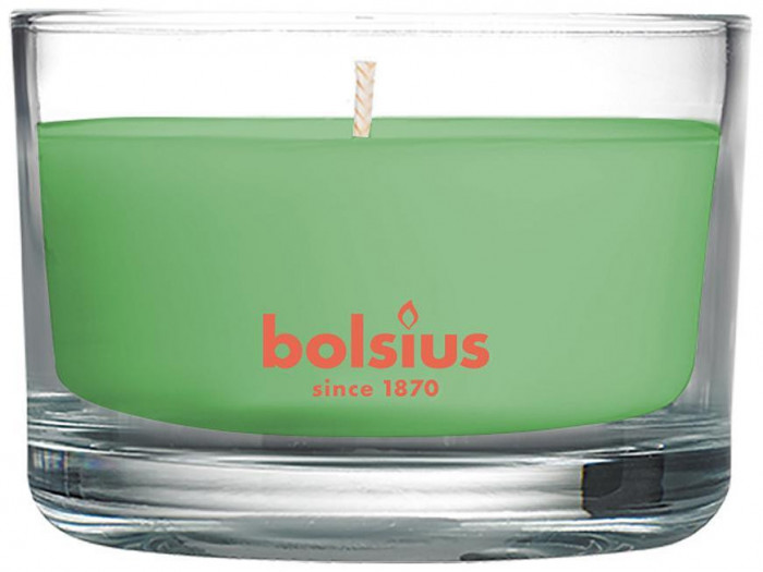 Lum&acirc;nare bolsius Jar True Scents 50/80 mm, ceai verde