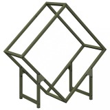 Cumpara ieftin Suport pentru lemne de foc Verde masline Otel laminat la rece