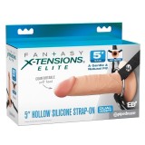 Fantasy X-tensions Elite &ndash; Strap-On Realist Hollow din Silicon 12,7 cm