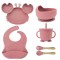 Set 6 piese din silicon pentru diversificare, fara alergeni