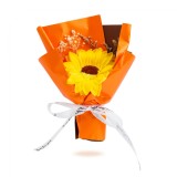Decor cu floare artificiala - floarea-soarelui - 17 x 11 x 3 cm Best CarHome