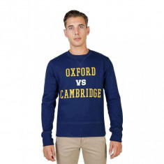 Hanorac Oxford University - OXFORD-FLEECE-CREWNECK - Barba?i - Albastru foto