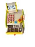 Casa de Marcat din Lemn cu Accesorii 7Toys, 24x21cm, Jucarie Educativa, Joc de Rol, +3 Ani