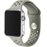 Cumpara ieftin Curea iUni compatibila cu Apple Watch Ultra/SE/8/7/6/5/4/3/2/1, 42mm, Silicon Sport, Grey