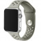 Curea iUni compatibila cu Apple Watch 1/2/3/4/5/6/7, 42mm, Silicon Sport, Grey