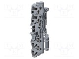 Conector WAGO Term.&icirc;mbinare de șine 0,25&divide;2,5mm2 1 borne 4 gri 2001