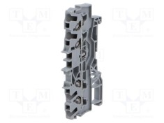 Conector WAGO Term.&icirc;mbinare de șine 0,25&divide;2,5mm2 1 borne 4 gri 2001