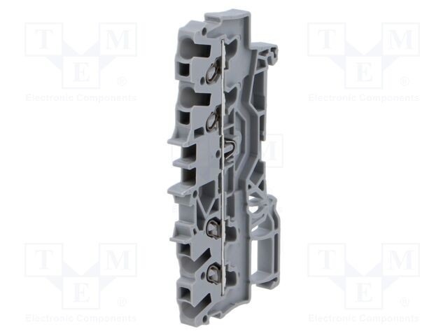 Conector WAGO Term.&icirc;mbinare de șine 0,25&divide;2,5mm2 1 borne 4 gri 2001