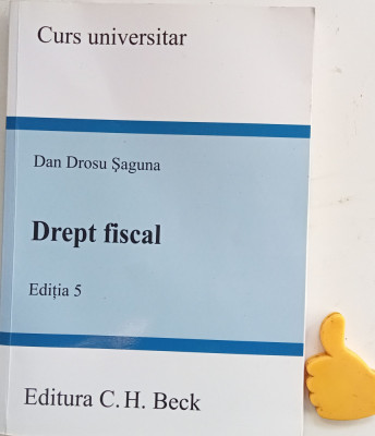 Drept Fiscal Dan Drosu Saguna foto