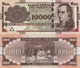 Bancnota Paraguay 10.000 Guaranies 2011 UNC - Necirculata