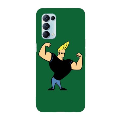 Husa compatibila cu Oppo A77, Viceversa, model Muscle Johnny Bravo, Silicon, TPU foto