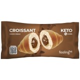 Croissant Keto cu Crema de Ciocolata Low-Carb fara Zahar Adaugat 50g