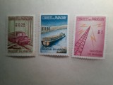 Serie mica Paraguay 1961 - Transporturi si Telecomunicatii , 3 valori
