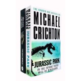 Michael Crichton 2 Books Collection Set The Lost World Jurassic Park