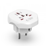 Adaptor Retea Tech-Protect US / UK / AU / FI / CN - Europa, Alb, Universal