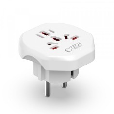 Adaptor Retea Tech-Protect US / UK / AU / FI / CN - Europa, Alb