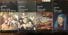 Lot 3 Manual de istoria artei, Secol XVIII, Barocul, Romantismul, George Oprescu foto