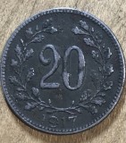 MNDSTR AUT201 - Austro-Ungaria - 20 heller 1917