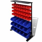Gossi organizator scule pentru garaj, albastru si rosu