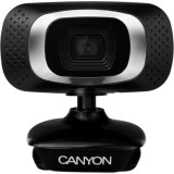 Camera Web Canyon CNE-CWC3N, HD, Negru