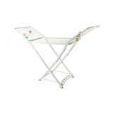 Uscator de rufe pliabil, 20 m, maxim 20 kg, picioare antialunecare si 4 clipsuri colorate pentru sosete