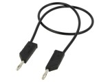 Cablu de măsurare 0,5m 16A, 60VDC, 30VAC, negru - MLN 50/1