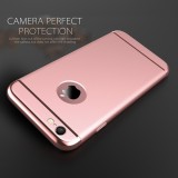 Cumpara ieftin Pachet husa Apple iPhone 6+, Luxury Rose-Gold Plated, folie de sticla gratis, MyStyle