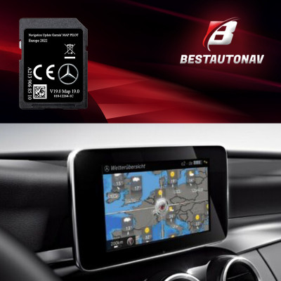 Card navigatie Original Mercedes-Benz GLC (2015-2019) Europa V19 2022 foto