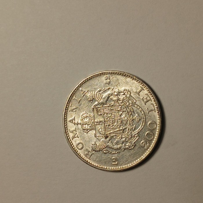 Di.142. Moneda 200 lei 1942 Argint AUNC
