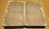 PRECIS DE L`HISTOIRE ANCIENNE - 2 Volume - M. Poirson, M. Cayn - Louis Colas, Editeur, Paris, 1853, 539+519 p.; lb. franceza