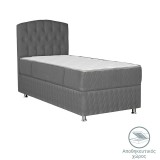 Cumpara ieftin Pat de 1 persoana cu spatiu de depozitare Lanse Pako World Antracit 120x200x30 cm