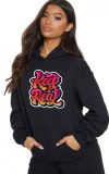 Hanorac dama negru - Keep it real - L, THEICONIC