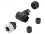 Conector M12 mufă PIN 4 mamă A-DeviceNet / CANopen 250V DEGSON ELECTRONICS