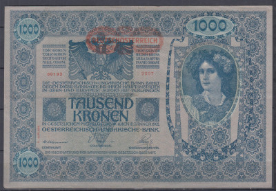 BANCNOTA GERMANIA 1000 MARCI EMISA 2 IANUARIE 1902 XF + foto