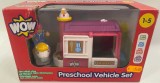 Casuta Wow preschools vehicle set, 3+, fete, 35x31x11 cm, 1-3 kg, Jucarie casuta papusi