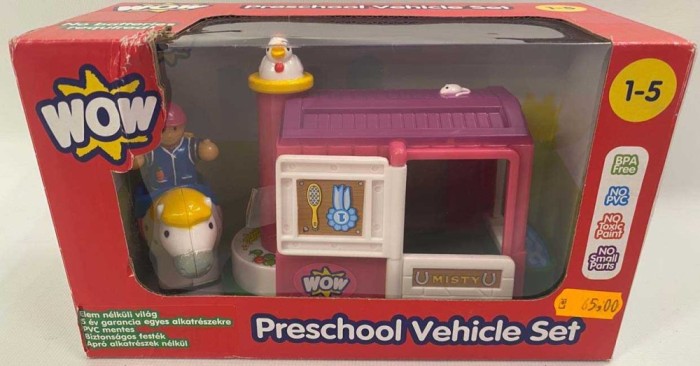Casuta Wow preschools vehicle set