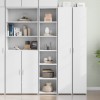 VidaXL Dulap &icirc;nalt, alb, 40x41x185 cm, lemn prelucrat 3281666