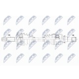 Planetara Toyota Yaris 1.0, 1.3 2006-2011, Stanga, CV Manuala, 43420-0D370