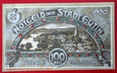 Germania notgeld 100 pfennig 1 Mark 1920 Eutin ** foto