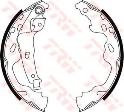 Set saboti frana SUZUKI SWIFT III (MZ, EZ) (2005 - 2016) TRW GS8480 foto