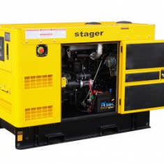 Stager YDY15S-E Generator insonorizat diesel monofazat 14kVA, 57A, 1500rpm