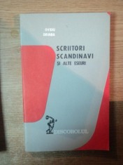 SCRIITORI SCANDINAVI SI ALTE ESEURI de OVIDIU DRIMBA , 1980