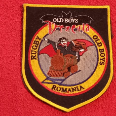 Ecuson brodat Rugby OLD BOYS "Dracula" Romania