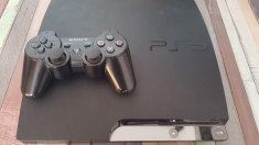PS 3 playstation 3 Sony PS3 slim complet HDD 120 Gb+30 jocuri GTA 5 FIFA19 NFS foto