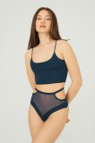 GS1137-1844 Chilot tanga cu talie inalta fara cusaturi in partea inferioara