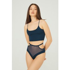 GS1137-1844 Chilot tanga cu talie inalta fara cusaturi in partea inferioara