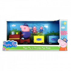 Set figurine Peppa Pig, Trenuletul lui Grandpa Pig