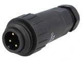 Mufă WA22 tată 4 PIN IP67 16A cu terminal şurub