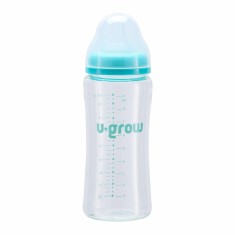 Biberon de sticla 260 ml+2 tetine extra